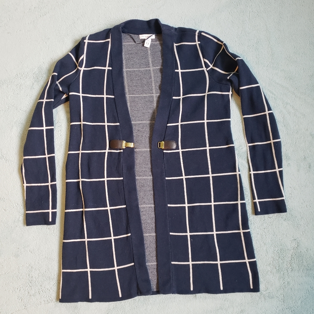 Navy blue cardigan